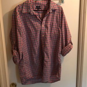 Gap plaid casual button down
